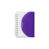 Curve Small Spiral Notebook 3.25" x 4.25" - Translucent Purple