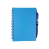 Spiral Notebook & Pen 5.75" x 7.125" - Translucent Blue