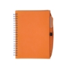 Spiral Notebook & Pen 5.75" x 7.125" - Translucent Orange