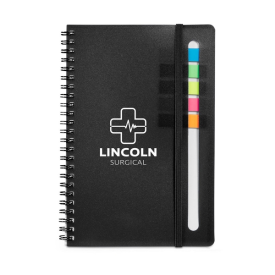 Semester Spiral Notebook With Sticky Flags 6.25" X 8.5"