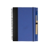 Contrast Paperboard Spiral Notebook & Pen 5.5" x 7.125" - Blue