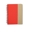 Spiral Notebook With Sticky Notes & Pen 5.75" x 7.25" - Red