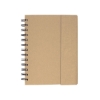 Spiral Notebook With Sticky Notes & Pen 5.75" x 7.25" - Natural