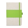Fabric Soft Cover Journal Notebook 5.625" X 8.375" - Green-Lime