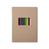Colored Pencil And Notepad Set 5.75" X 8.25" - Natural