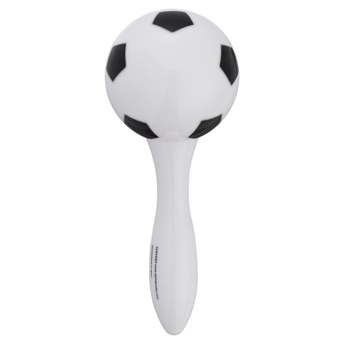 Printed Soccer Maracas - Team Spirit Noisemakers | Save Your Ink