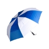 58" Arc Vented Auto Open Golf Umbrella - Blue-Reflex-White