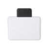 Recycled PS Rectangle Shape Magnetic Memo Clip - White