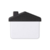 Recycled PS House Shape Magnetic Memo Clip - White