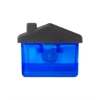 Recycled PS House Shape Magnetic Memo Clip - Translucent Royal