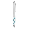 Globe Earth Ballpoint Pen - Silver