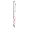 Breast Cancer Awareness Pink Ribbon Ballpoint Pen - Silver