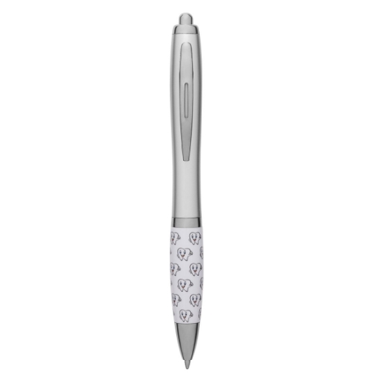 Dentist Tooth Recycled ABS Ballpoint Pen - Silver