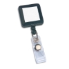 Square Retract-A-Badge Reel - Black