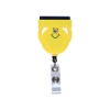 Badge Reel Holder with Screen Cleaner - Yellow