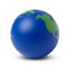 Globe Earth Shape Stress Ball - Blue