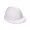 Construction Hard Hat Shape Stress Ball - White