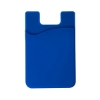 Econo Silicone Mobile Cell Phone Wallet - Blue