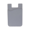 Econo Silicone Mobile Cell Phone Wallet - Gray