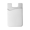 Econo Silicone Mobile Cell Phone Wallet - White