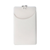 Silicone Mobile Device Pocket - White