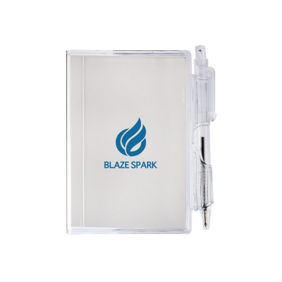 Clear-View Jotter Notebook & Pen 3.375" X 4.125"