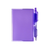 Clear-View Jotter Notebook & Pen 3.375" X 4.125" - Translucent Purple