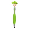 Multicultural Screen Cleaner With Stylus Pen - Green-Lime