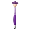 Multicultural Screen Cleaner With Stylus Pen - Purple