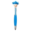 Multicultural Screen Cleaner With Stylus Pen - Electric Blue