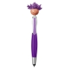 Multicultural Screen Cleaner With Stylus Pen - Purple