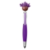 Multicultural Screen Cleaner With Stylus Pen - Purple