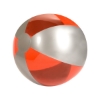 16" Luster Tone Beach Ball - Translucent Red