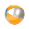 16" Luster Tone Beach Ball - Translucent Orange