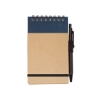 Pocket Note Jotter Notebook & Pen 3" X 5" - Blue