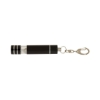 Micro 1 LED Flashlight With Keychain - Black
