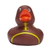 Football Rubber Duck - Brown