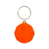 Silicone Squish Ball Keychain - Orange