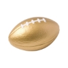 3" Football Shape Stress Ball - Gold