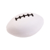 3" Football Shape Stress Ball - White