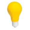 Light Bulb Shape Stress Ball - Yellow