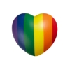 Rainbow Pride Heart Shape Stress Ball - Rainbow