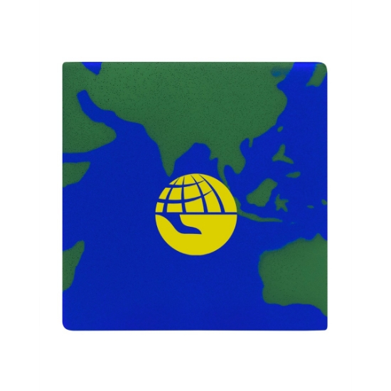 Earth Cube Shape Stress Ball