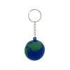 Globe Earth Shape Stress Ball Keychain