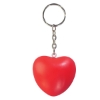 Heart Shape Stress Ball Keychain - Red