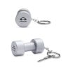 Dumbbell Shape Stress Ball Keychain