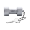 Dumbbell Shape Stress Ball Keychain