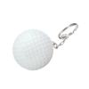 Golf Ball Shape Stress Ball Keychain - White