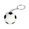 Soccer Ball Shape Stress Ball Keychain - White