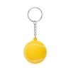 Tennis Ball Shape Stress Ball Keychain - Yellow